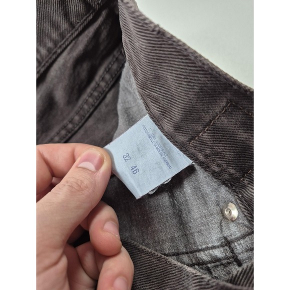 Versace Jeans Couture Jeans Mens 30x34 Brown Denim Made Italy Medusa Pants - Picture 7 of 16